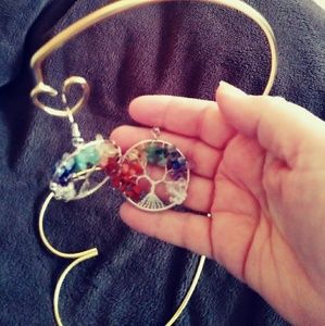 Silver Tree of Life Earrings.. New in pkg ..